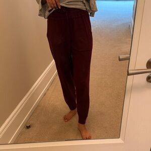 Women's oysho Burgundy Pants